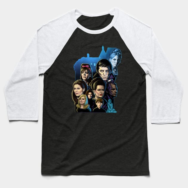 Dark Shadows Baseball T-Shirt by UnleashedCreationz